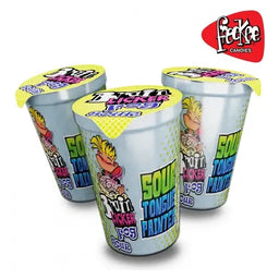 Brain Licker Saure Zuckerwatte in Bechern 12 Stück im Karton