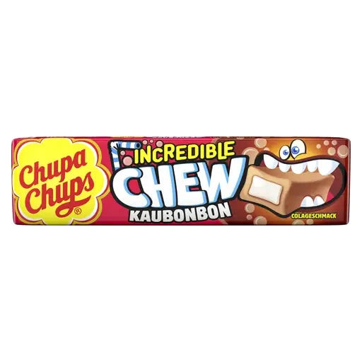 Chupa Chups Incredible Chew Cola 20 Stück im Karton