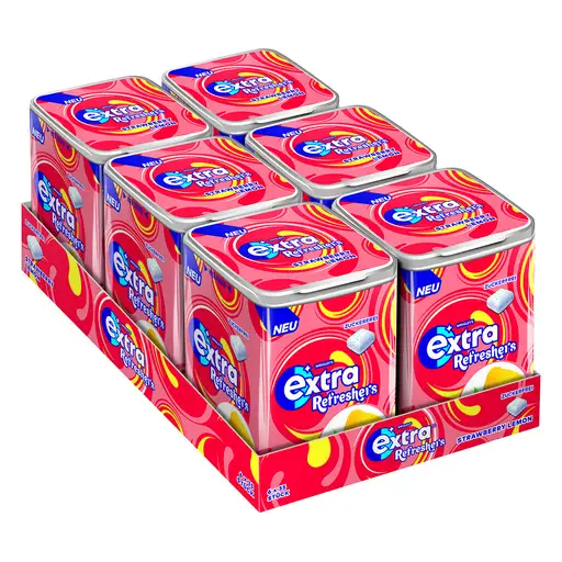Extra Refreshers Strawberry Lemon 6x35 Dragees