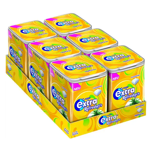 Extra Refreshers Tropical 6x35 Dragees