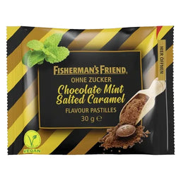 Fisherman's Friend Chocolate Mint Salted Caramel 20 Beutel im Karton