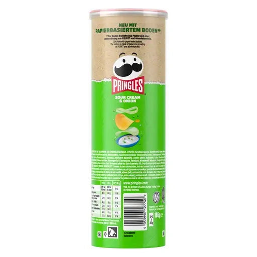 Pringles Sour Cream & Onion 165g in der Dose