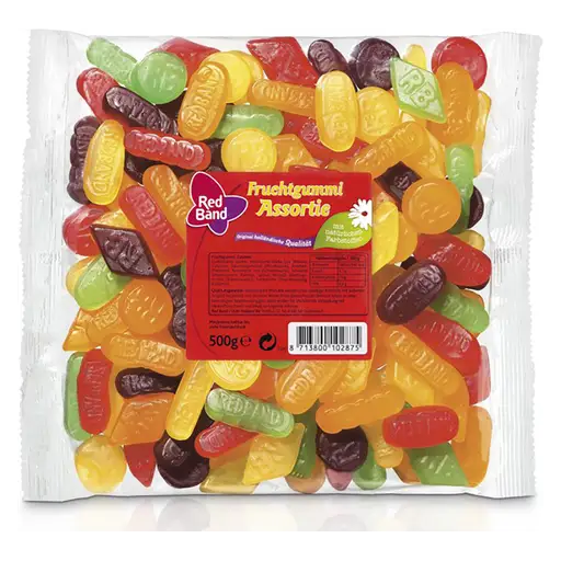 Red Band Fruchtgummi Assortie 500g im Beutel