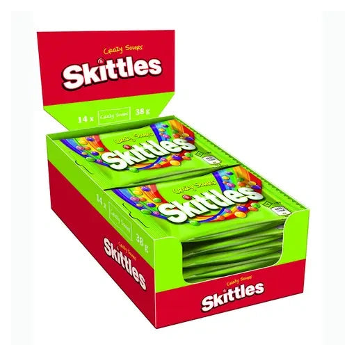 Skittles Crazy Sours 14x38g in der Box