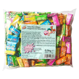 Sweet Flash Tattoo Gum 200 Stück im Beutel