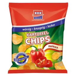 XOX Kartoffelchips Paprika 20x30g im Karton