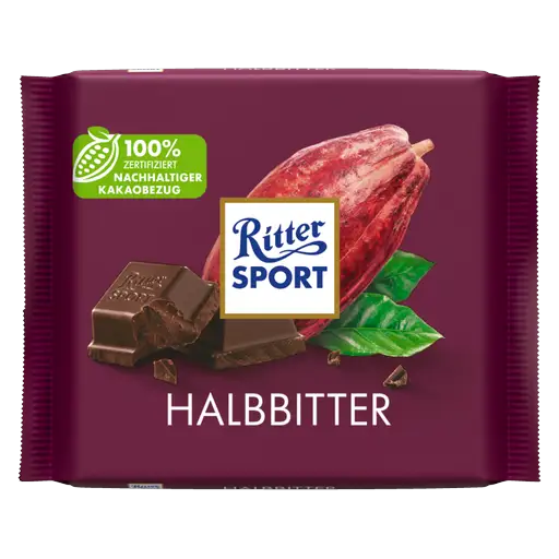 Ritter Sport Halbbitter 100g