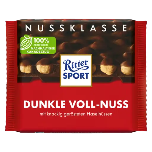 Ritter Sport Dunkle Voll-Nuss 100g