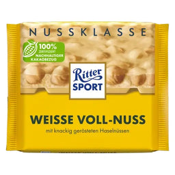 Ritter Sport Weisse Voll-Nuss 100g