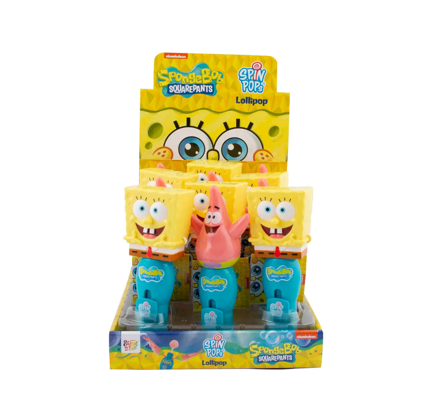SpongeBob Spin Pop 12 Stück im Karton