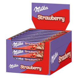 Milka Erdbeer Riegel 36x365g im Karton