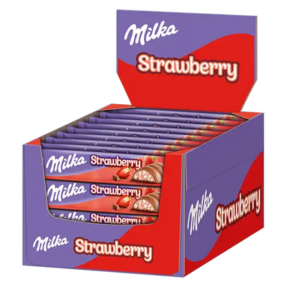 Milka Erdbeer Riegel 36x365g im Karton