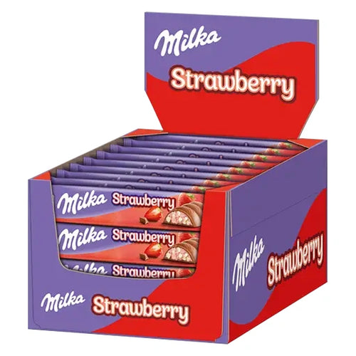 Milka Erdbeer Riegel 36x36,5g im Karton