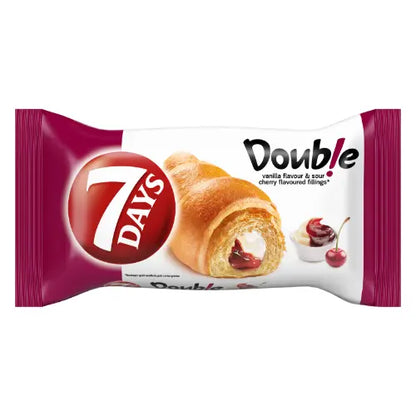 7 Days Croissant Double Vanille Kirsch 10 Stück im Karton