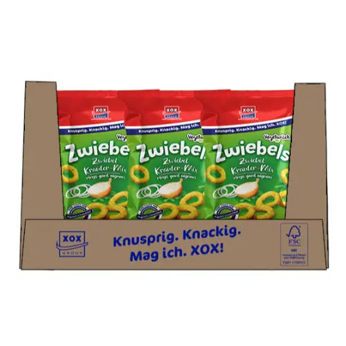 XOX Zwiebelringe 24x40g