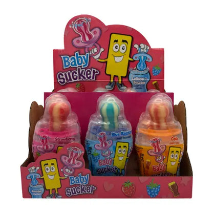 Funny Candy Baby Sucker 12 Stück im Karton