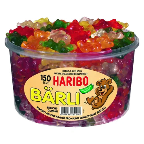 Haribo Bärli 150 Stück in der Dose