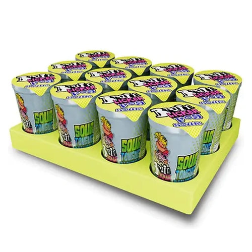 Brain Licker Saure Zuckerwatte in Bechern 12 Stück im Karton