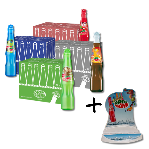 Dreh&Trink Aktionspaket inkl. Verkaufsdisplay