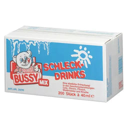 Bussy Wassereis Schleck Drinks 200 Stück im Karton