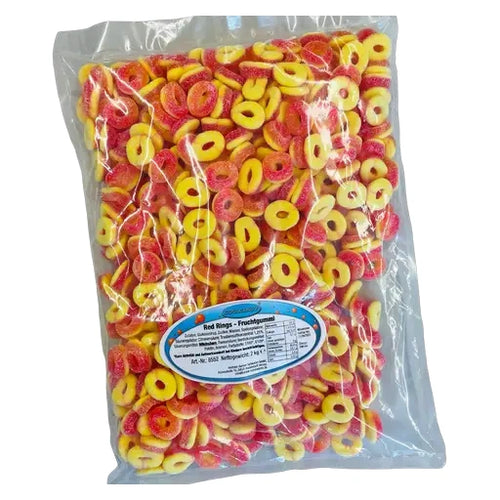 COOLCANDY Red Rings - Fruchtgummi 2kg im Beutel