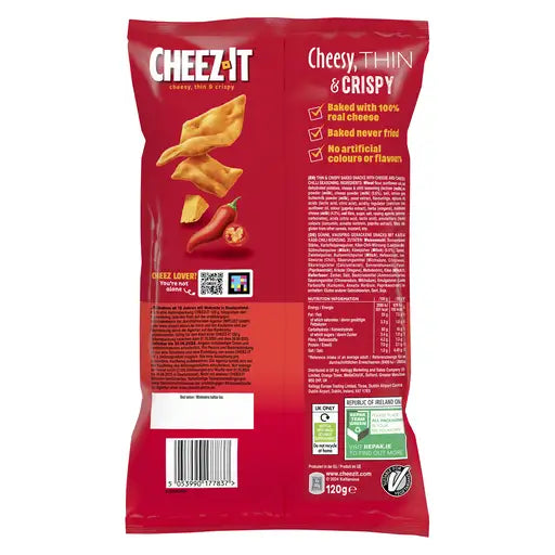 Cheez-it Cheese & Chilli 120g im Karton - Produktbild  2