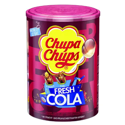 Chupa Chups Fresh Cola 100 Stück in der Dose