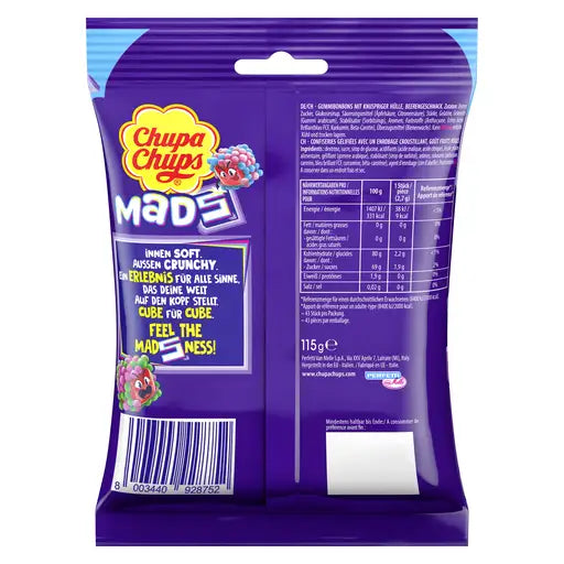 Chupa Chups CH CH Mads Berries BAG 12x115g - Produktbild einzeln