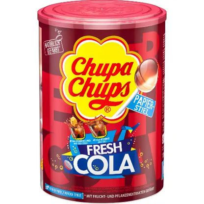 Chupa Chups Fresh Cola 100 Stück in der Dose