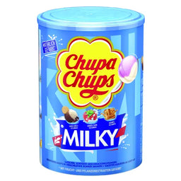 Chupa Chups Schlemmerlutscher Milky 100 Stück in der Dose