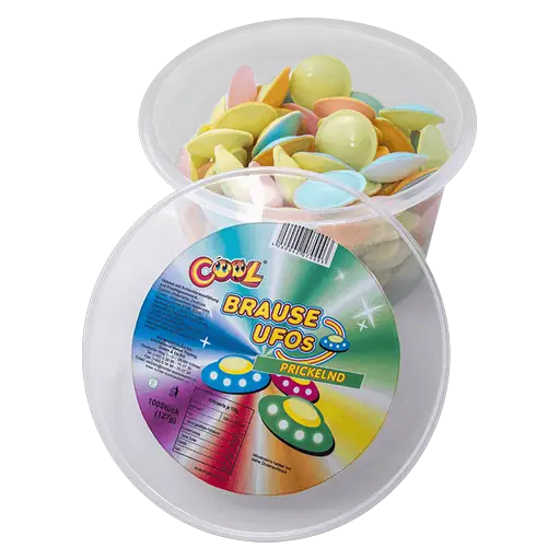 Cool Brause Ufos 100 Stück in der Dose