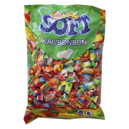 Cool Soft Kaubonbon 1kg(ca. 175 Stück) im Beutel