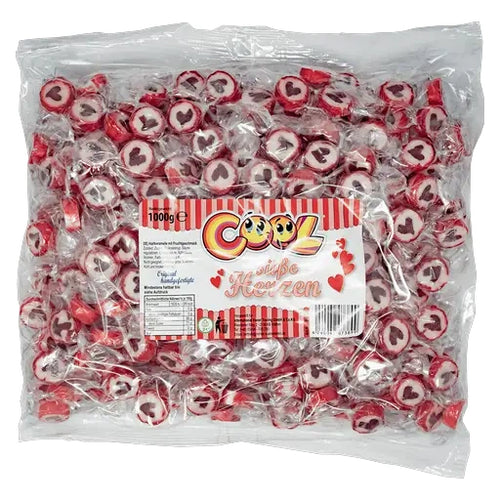 Cool Süße Herzen Bonbons 1kg im Beutel
