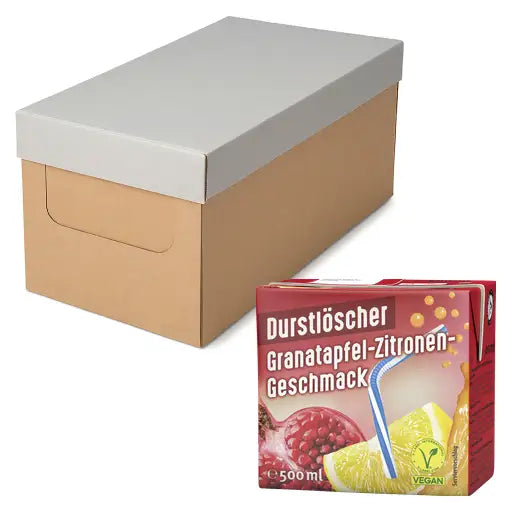 Durstlöscher Granatapfel-Zitrone Tetrapack FSG 0,5l 12x0.5l im Karton - Produktbild