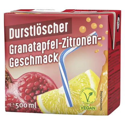 Durstlöscher Granatapfel-Zitrone Tetrapack FSG 0,5l 12x0.5l im Karton - Produktbild einzeln