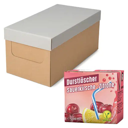 Durstlöscher Kirsch Zitrone Tetrapack 0,5l 12x0.5l im Karton - Produktbild