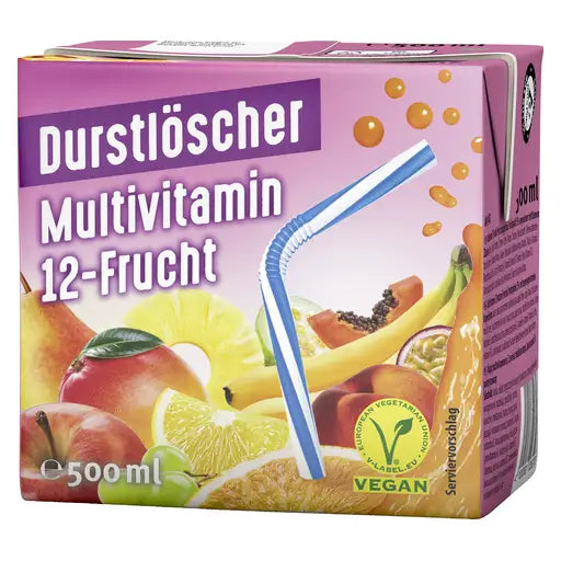 Durstlöscher Multi-Vitamin Tetrapack FSG 0,5l 12x0.5l im Karton - Produktbild einzeln