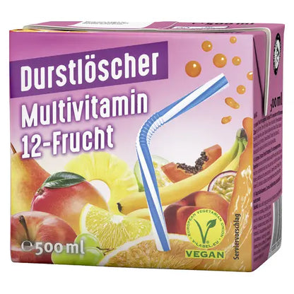 Durstlöscher Multi-Vitamin Tetrapack FSG 0,5l 12x0.5l im Karton - Produktbild einzeln