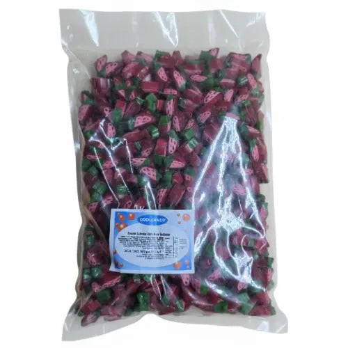 COOLCANDY Frucht Lakritz-Scheiben Erdbeer 3kg im Beutel