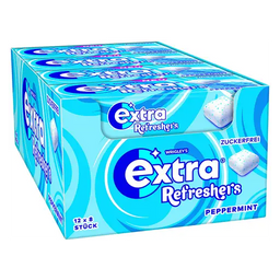 Extra Refreshers Peppermint 12 Stück im Karton