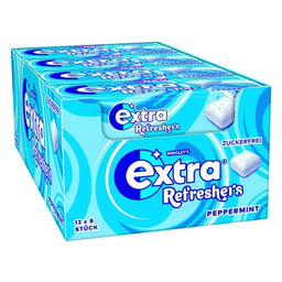 Extra Refreshers Peppermint 12 Stück im Karton