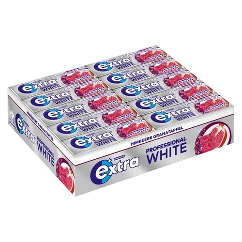 Wrigley's Extra Professional White Himbeer Granatapfel 30x10 Dragees