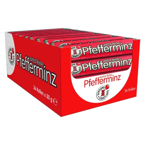 Suntjens Pfefferminzrollen 36x30 Stück im Karton