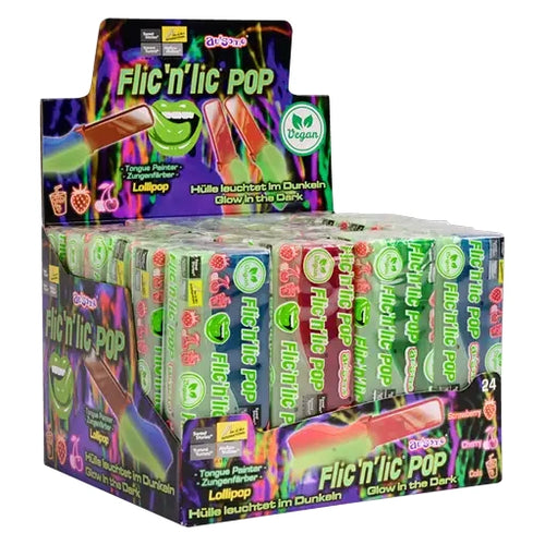au'some Flic'n' Lic Pop Glow in the Dark 24 Stück im Karton