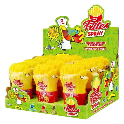 Funny Candy Frites Spray 12 Stück im Karton