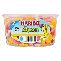 Haribo Blumen 150 Stück in der Dose