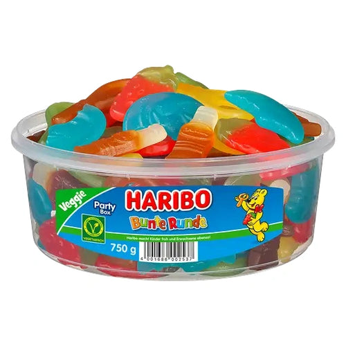 Haribo Bunte Runde 750g in der Dose