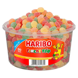 Haribo Frucht Flip 510 Stück in der Dose
