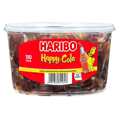 Haribo Happy Cola 150 Stück in der Dose