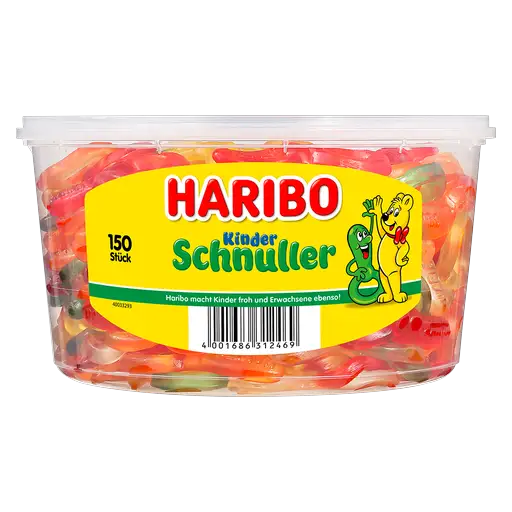 Haribo Kinder Schnuller 150 Stück in der Dose